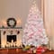 6.5ft. Pre-Lit White Northern Fir Artificial Christmas Tree, Clear Lights